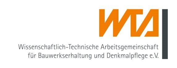Das Logo der WTA für Bauwerkserhaltung und Denkmalpflege
